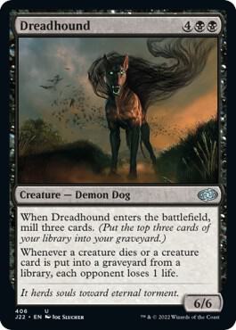 Dreadhound 406 card from Jumpstart 2022