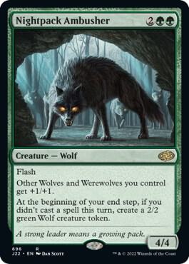 Nightpack Ambusher 696 card from Jumpstart 2022