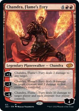Chandra, Flame's Fury 511 card from Jumpstart 2022