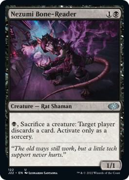 Nezumi Bone-Reader 122 card from Jumpstart 2022