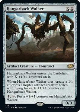 Hangarback Walker 772 card from Jumpstart 2022