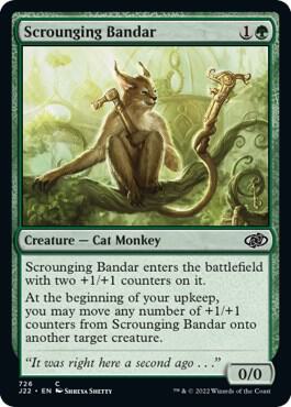 Scrounging Bandar 726 card from Jumpstart 2022