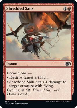 Shredded Sails 599 card from Jumpstart 2022