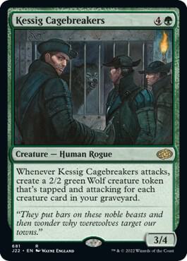 Kessig Cagebreakers 681 card from Jumpstart 2022