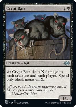 Crypt Rats 392 card from Jumpstart 2022