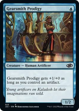 Gearsmith Prodigy 303 card from Jumpstart 2022