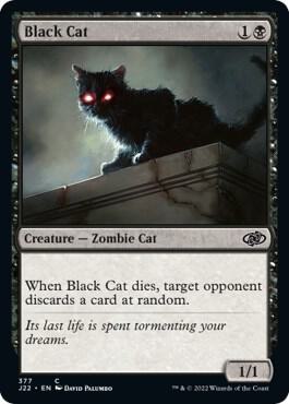 Black Cat 377 card from Jumpstart 2022
