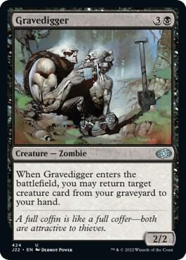 Gravedigger 424 card from Jumpstart 2022