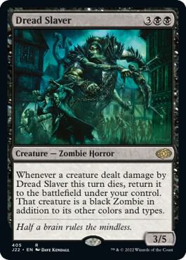 Dread Slaver 405 card from Jumpstart 2022