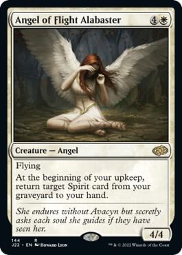Angel of Flight Alabaster 144 card from Jumpstart 2022