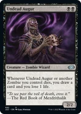 Undead Augur 482 card from Jumpstart 2022