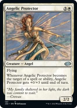 Angelic Protector 147 card from Jumpstart 2022