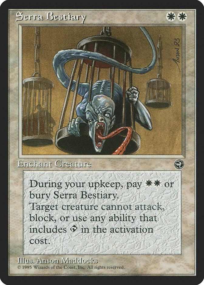 Serra Bestiary card from Homelands