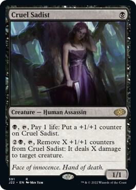 Cruel Sadist 391 card from Jumpstart 2022