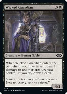 Wicked Guardian 489 card from Jumpstart 2022