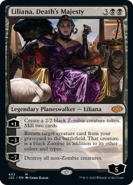 Liliana, Death's Majesty 433 card from Jumpstart 2022