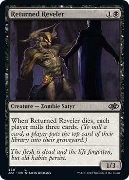 Returned Reveler 460 card from Jumpstart 2022