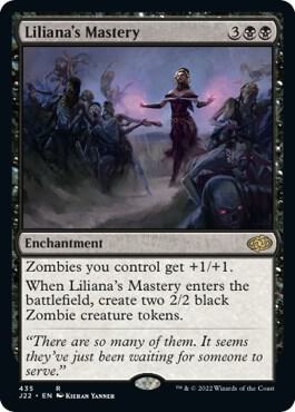 Liliana's Mastery 435 card from Jumpstart 2022