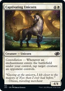 Captivating Unicorn 163 card from Jumpstart 2022