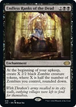 Endless Ranks of the Dead 410 card from Jumpstart 2022