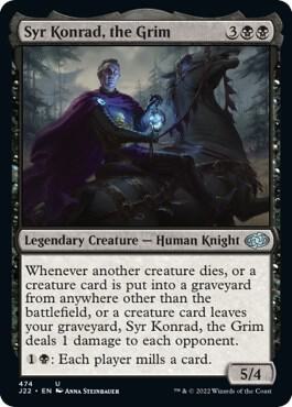 Syr Konrad, the Grim 474 card from Jumpstart 2022