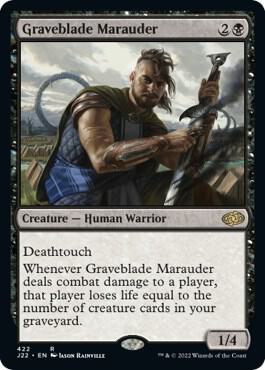 Graveblade Marauder 422 card from Jumpstart 2022