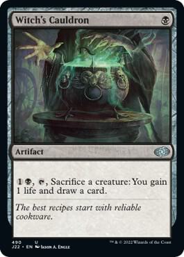 Witch's Cauldron 490 card from Jumpstart 2022