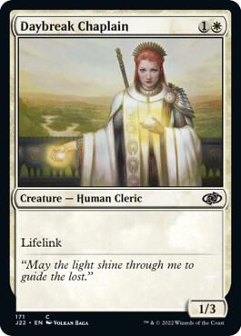Daybreak Chaplain 171 card from Jumpstart 2022