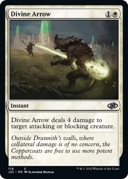 Divine Arrow 176 card from Jumpstart 2022