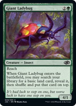 Giant Ladybug 39 card from Jumpstart 2022