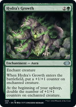 Hydra's Growth 89 card from Jumpstart 2022