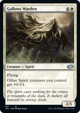 Gallows Warden 187 card from Jumpstart 2022