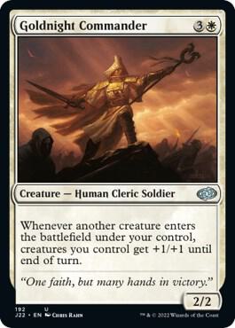 Goldnight Commander 192 card from Jumpstart 2022