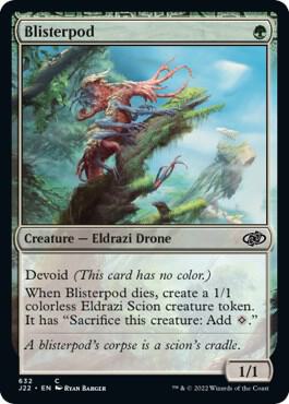 Blisterpod 632 card from Jumpstart 2022