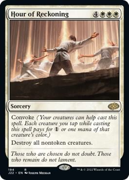 Hour of Reckoning 194 card from Jumpstart 2022