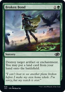 Broken Bond 636 card from Jumpstart 2022