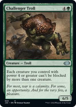Challenger Troll 639 card from Jumpstart 2022