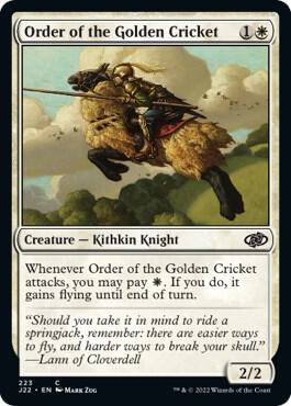 Order of the Golden Cricket 223 card from Jumpstart 2022
