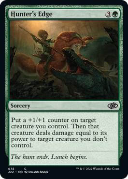 Hunter's Edge 675 card from Jumpstart 2022