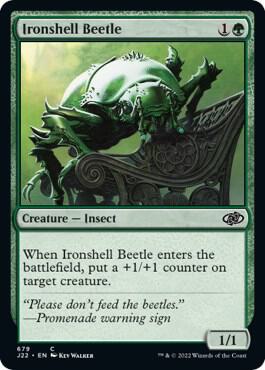 Ironshell Beetle 679 card from Jumpstart 2022