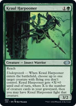 Kraul Harpooner 683 card from Jumpstart 2022