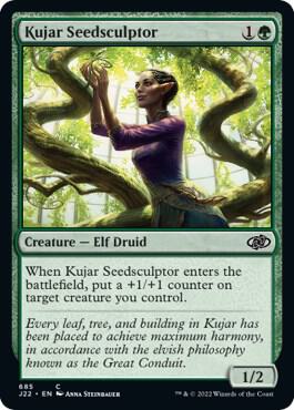 Kujar Seedsculptor 685 card from Jumpstart 2022