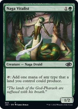 Naga Vitalist 693 card from Jumpstart 2022