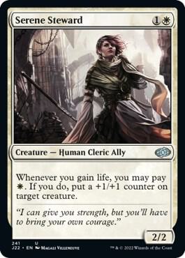 Serene Steward 241 card from Jumpstart 2022