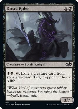 Dread Rider 404 card from Jumpstart 2022
