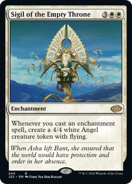 Sigil of the Empty Throne 244 card from Jumpstart 2022