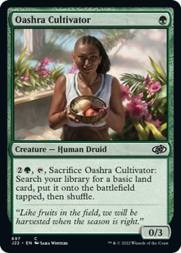 Oashra Cultivator 697 card from Jumpstart 2022
