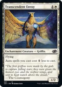 Transcendent Envoy 257 card from Jumpstart 2022