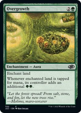 Overgrowth 702 card from Jumpstart 2022