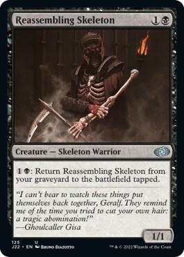 Reassembling Skeleton 125 card from Jumpstart 2022